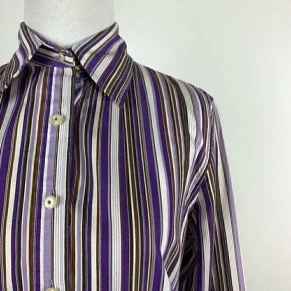 Jones New York signature women’s top size S purple - Picture 2 of 9